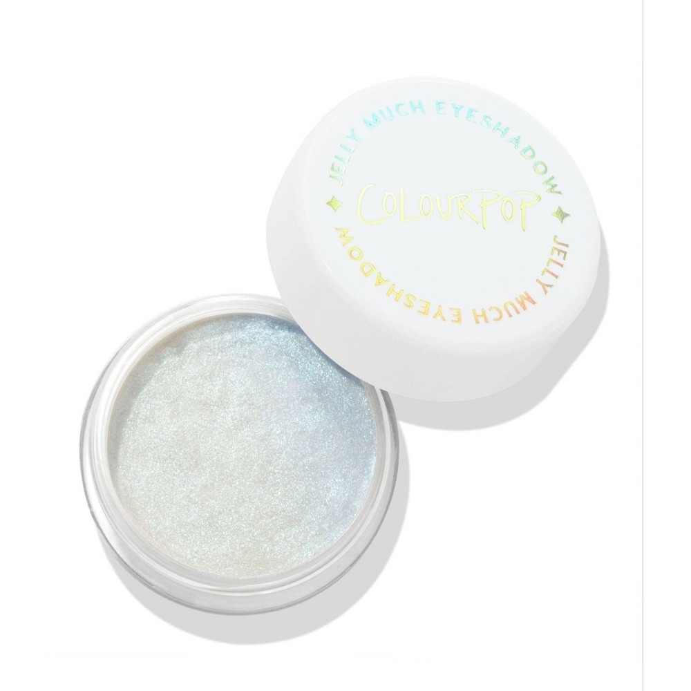 COLOURPOP Jelly Much Gel Vegan Eyeshadow Super Cool Metallic White